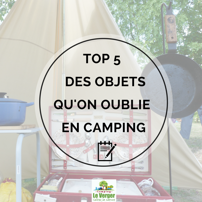objets camping